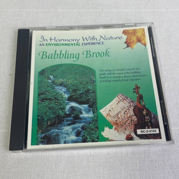 Vintage 1994 In Harmony With Nature Babbling Brook Handel Music Audio CD - Picture 1 of 3